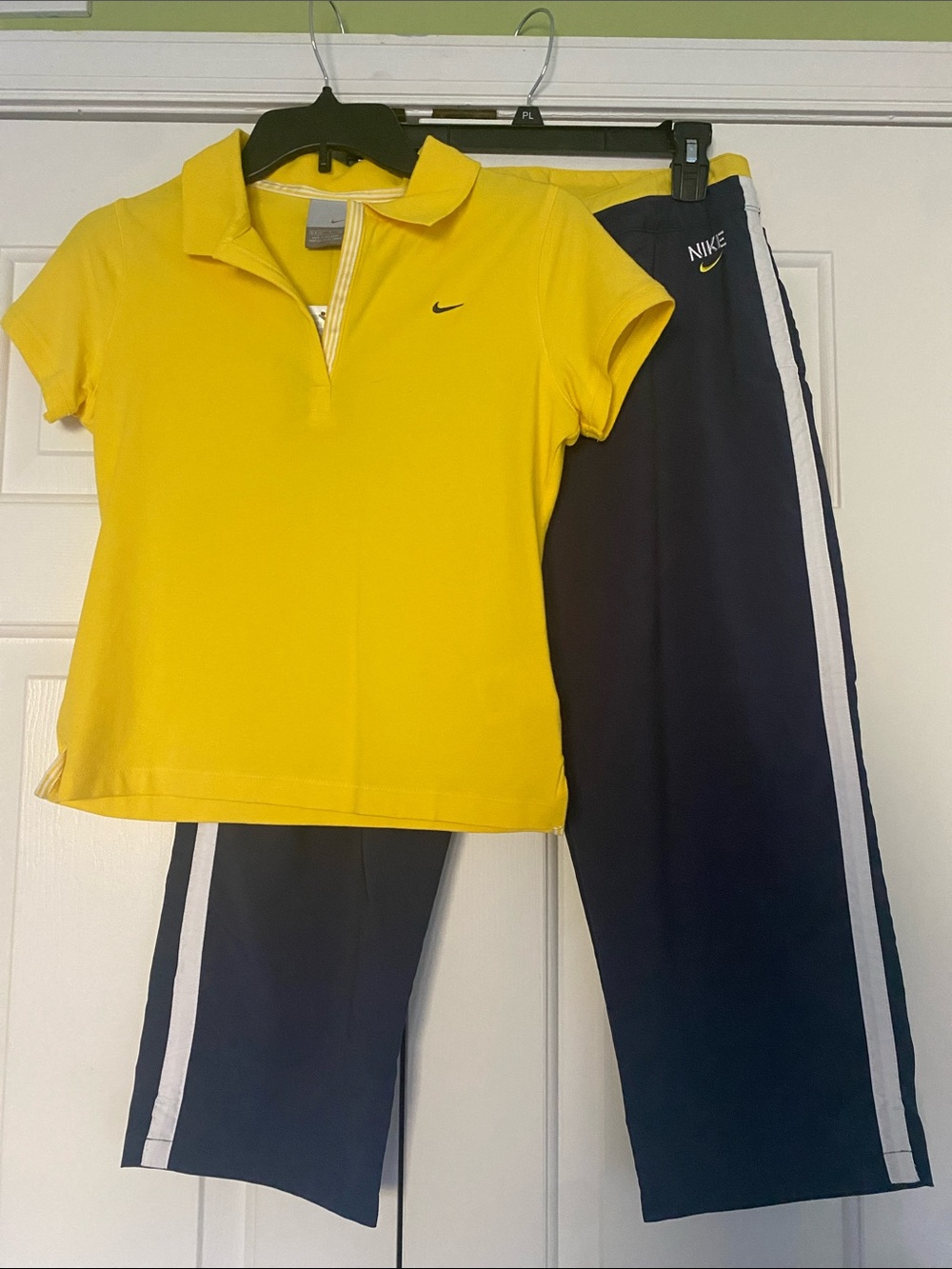 Nike Polo Top (Sz Small) with matching Track Pants (Sz Med)
